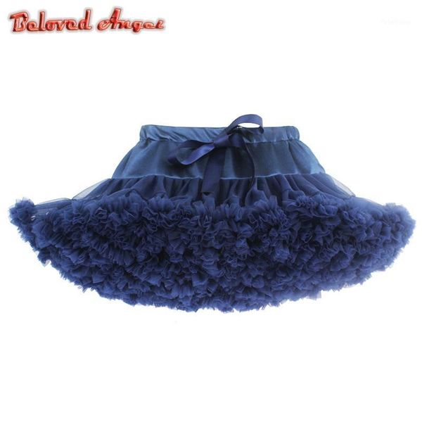 

skirts fluffy soft baby tulle girls tutu pettiskirt kids princess clothes birthday gift toddler ball gown party children skirt1, Blue