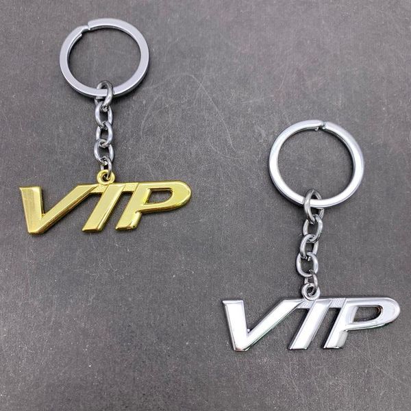 

keychains chrome metal car logo keyring key fob keychain gold vip, Silver