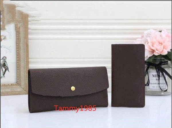 

retro classic two pecs set fashion ladies long wallet multicolor coin purse card case women classic purse flap open long wallet, Red;black