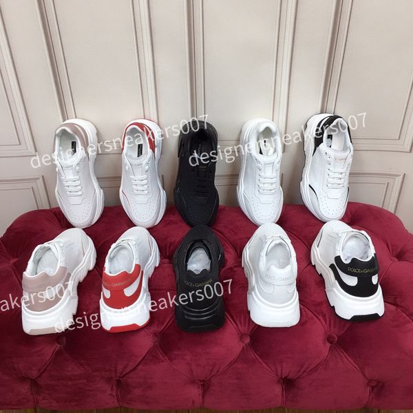 

2021 women men boots casual shoes luxury designer shoe fashion lace up 19fw capsule series color matching platform sneakers size35-41, Black