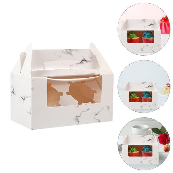 

20pcs muffin packing boxes fashion cake package pastry gift wrap