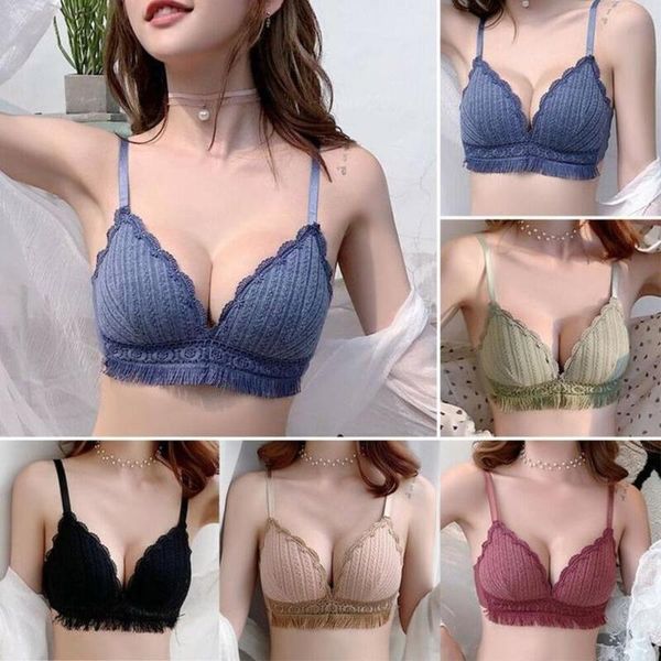 

bras lace sling tube women breathable beauty back sleep brassiere, Red;black