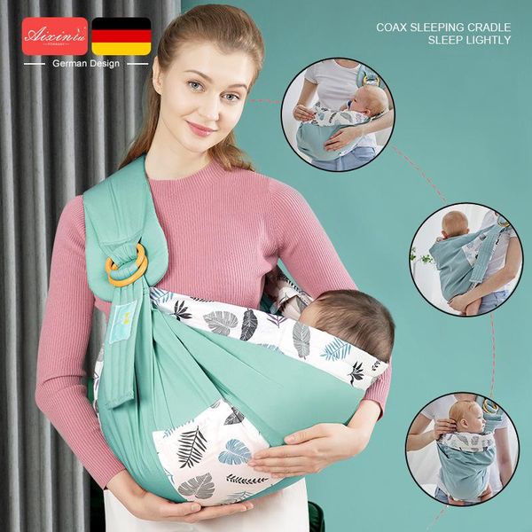 

baby strap pure cotton wrapped born safety ring square towel comfortable kangaroo bag carriers, slings & backpacks