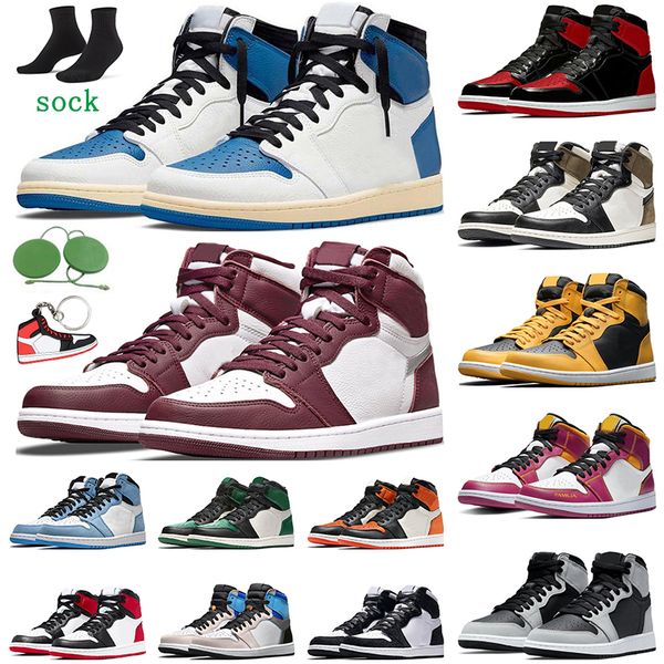 

men basketball shoes 1 1s women trainers bordeaux fragment bred patent pollen university blue prototype obsidian mocha rust pink mens sports