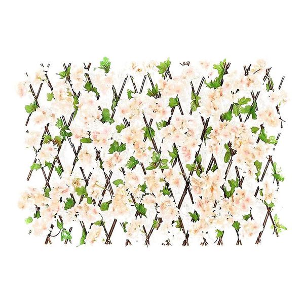 

decorative flowers & wreaths adjustable retractable fence artificial leaf garden trellis decoration gates privacy expanding wooden landscapi