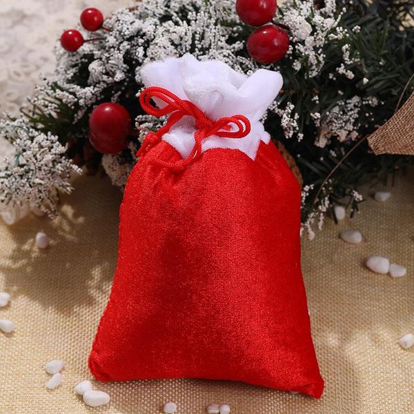 

christmas decorations gift bag tree pendant holiday props drawstring packaging