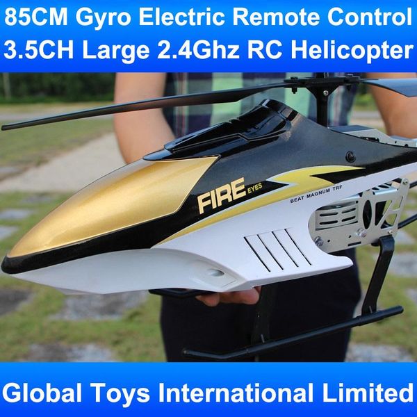 

drones 85cm big 3.5ch metal frame with led light 2.4ghz radio remote control electric rc helicopter children's gift toy