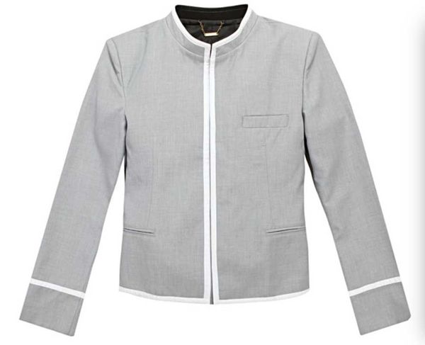 

men's tracksuits college school uniform genji japanese korean standing collar slim tunic suit pants 2pcs set, Gray