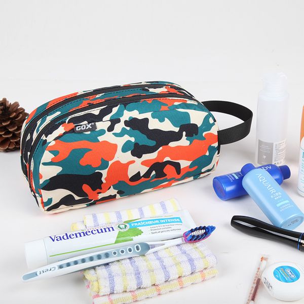 

gox daily travel double deck cosmetic wash portable storage bag for busins trip