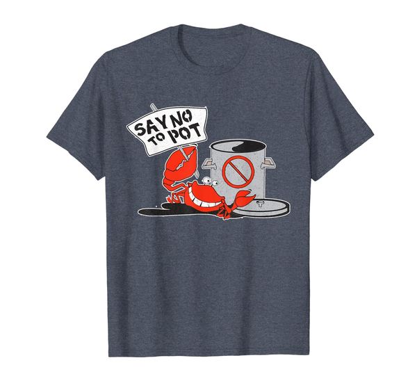 

funny say no to pot tshirt lobster gifts seafood lover women, White;black