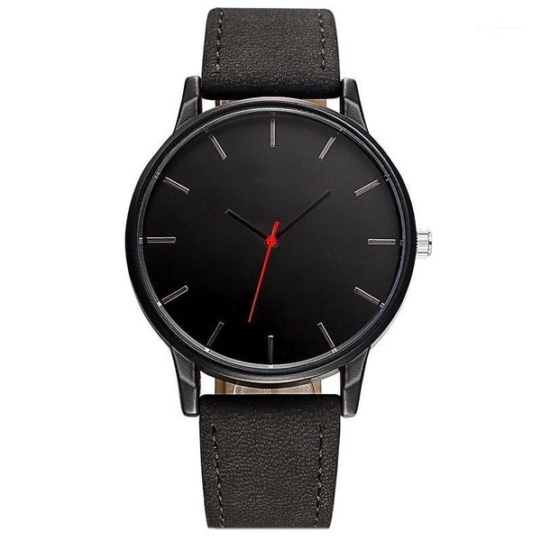 

wristwatches bsl996 wholesale private label black leather strap japanese quartz men custom brand watch logo simple, Slivery;brown