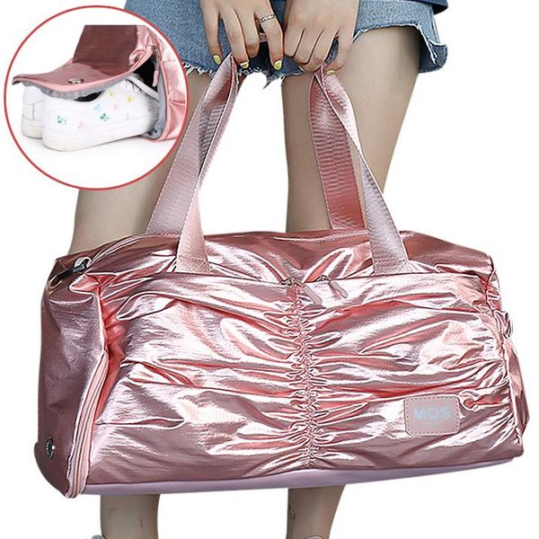 

duffel bags oxford waterproof women's travel fitness pink duffle bag women sport weekend luggage for 32t