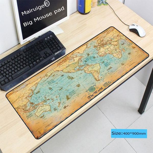 

mouse pads & wrist rests mairuige oversized pad gaming mausepad anti-slip natural rubber large size computer desk mat with locking