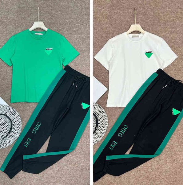 

2022 factory wholesale new leisure pure cotton clothes sports suit women's two-piece suit in summer european big size fashion diiv, Gray