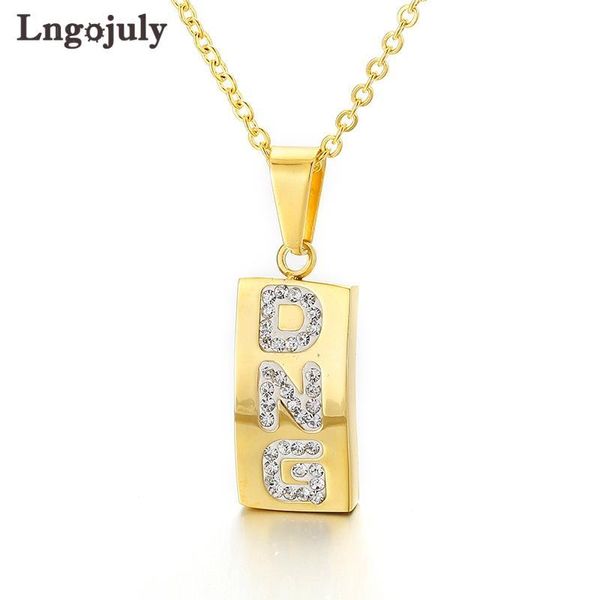

pendant necklaces titanium steel multiple styles for women girl anniversary birthday party fashion jewelry gifts, Silver