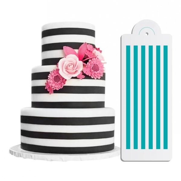 

baking & pastry tools plastic diy cake scrapbook stencils hollow embellishments printing lace ruler valentine's day