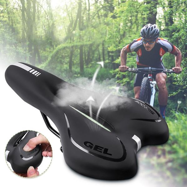

bike saddles extra soft silicone cushion bicycle saddle mountain seat for men accessories
