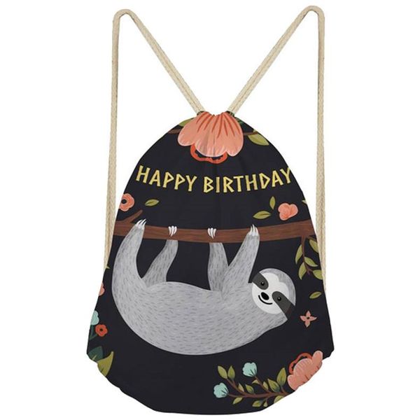 

sports beach bag shoulder draw rope clothing collection fitness swimming bundle tree motif pattern backpack