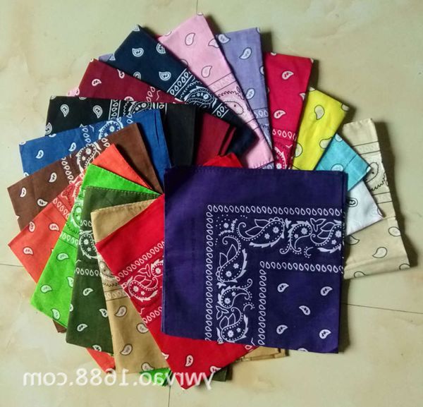 

cashew flower handkerchief amoeba scarf hip hop square bandana100% cotton, White