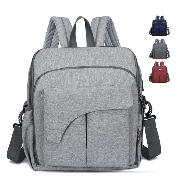 

nappy backpack bag mummy large capacity mom baby multi-function waterproof outdoor travel diaper bags for care usb home