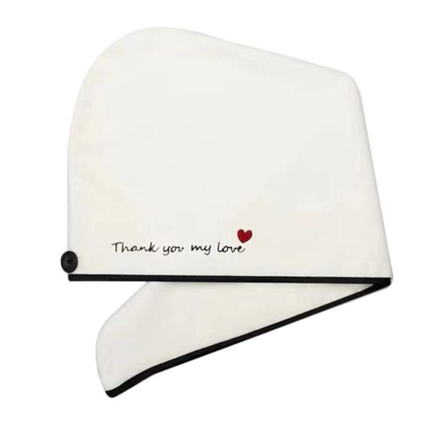 

hair drying caps towel shower bath cap bathroom bathing (color random)