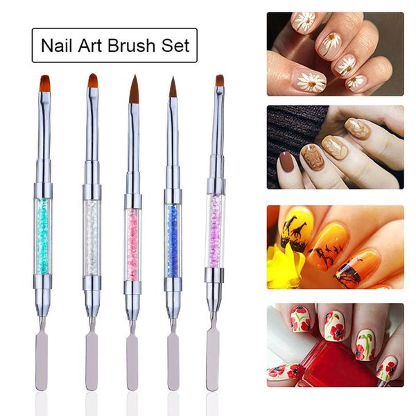 

nail art kits #48 5 sets of multi-specification and multi-color painted nails for diy manicure accessories