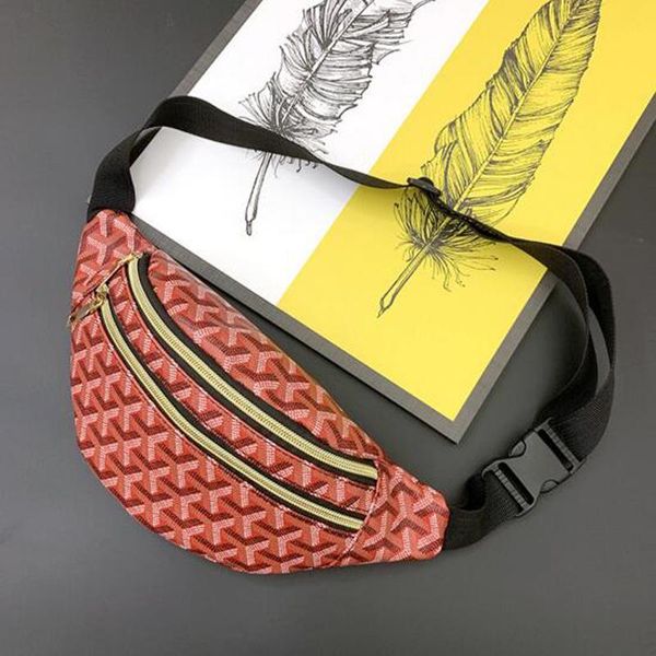 

leather bag women printed waist chest female shoulder ladies crossbody travel bags