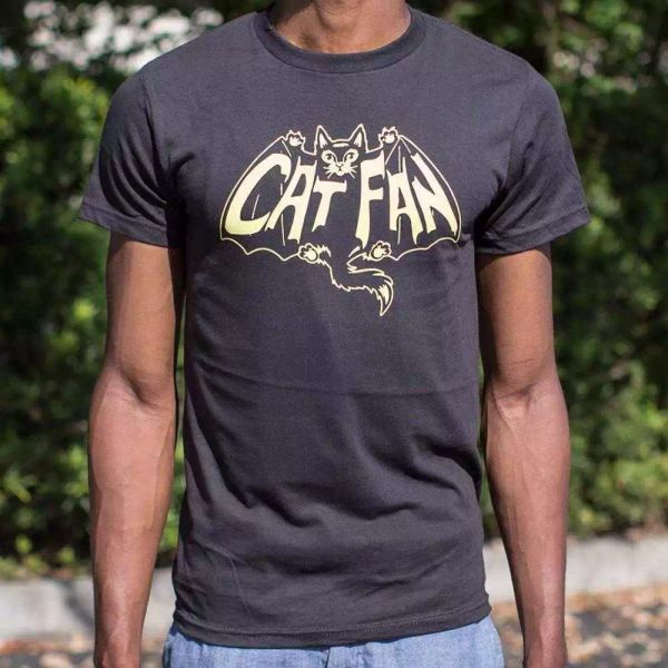 

cat fan t-shirt | short sleeve graphic tee, White;black