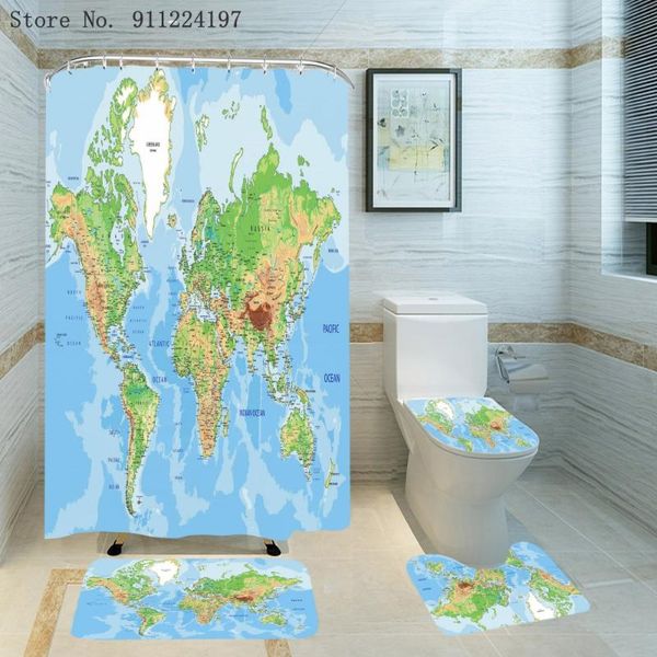 

shower curtains 3d in the bathroom waterproof bath curtain with hook sets flannel mat rugs carpet home decor
