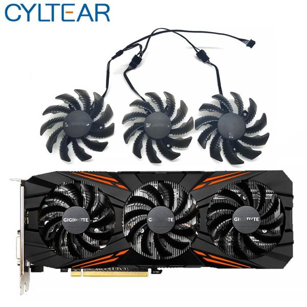 

0.35a cooling fan for gigabyte aorus gtx 1080 1070 ti g1 gaming 1070ti video card cooler fans & coolings