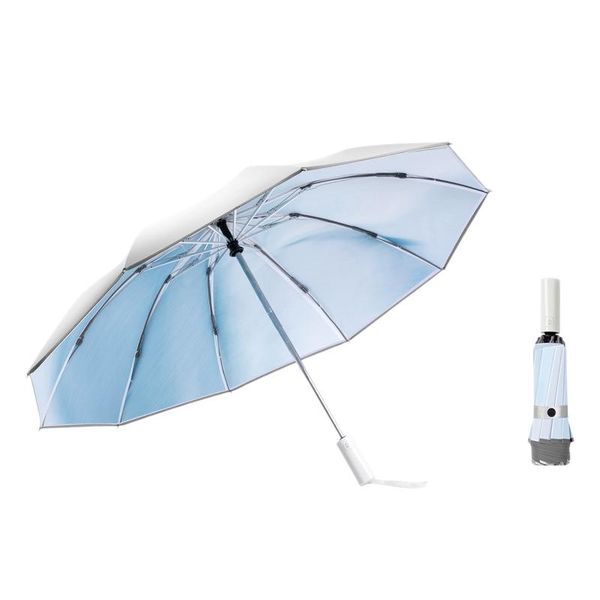 

umbrellas 10k fully automatic umbrella reverse folding fold sun anti-uv sunny