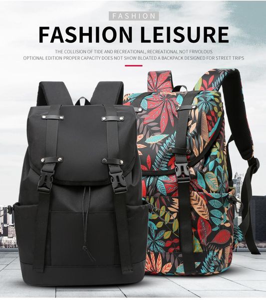 

backpack girl student schoolbag travel leisure computer outdoor men's middle school