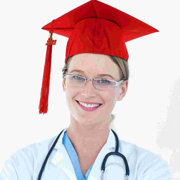 

party hats 1 pc 2021 graduation bachelor tassel hat prop (size)