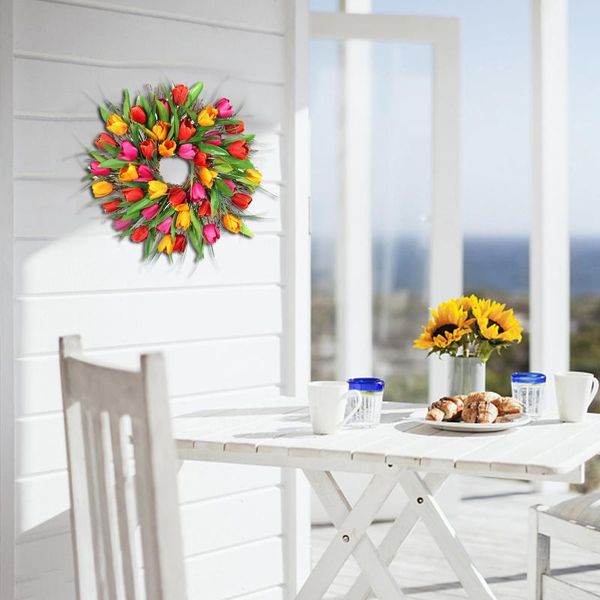 

decorative flowers & wreaths european-style simulation garland rattan flower ornaments wreath easter wedding decors decoration home decor