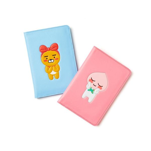 

card holders 2 styles fashion cartoon passport korean version holder cover package travel bag 14*10cm, Brown;gray
