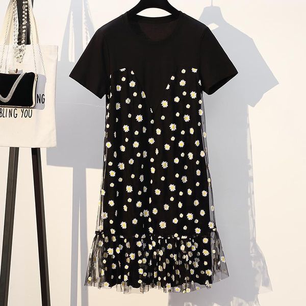 

arrive summer maternity dress woman voile patchwork large size dresses pregnant clothing md-027731, White