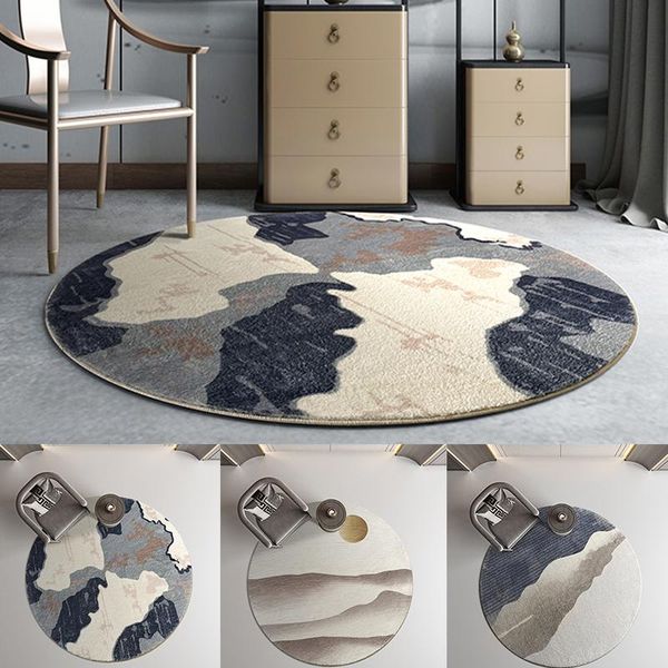 

carpets landscape round carpet bedroom bedside blanket sofa hanging basket floor mats living room decoration bathroom non-slip rug