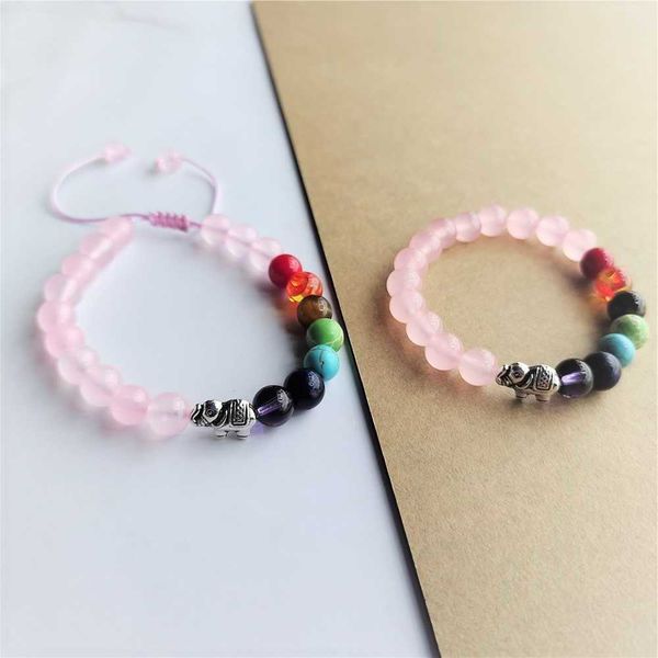 

joyerÃ­a ojo de tigre imagen piedra elefante chakra colorido energÃ­a cuentas de buda pulsera tejida pulsera, Black
