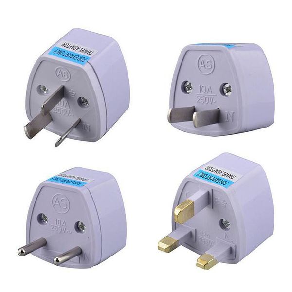 

universal travel charger adapter us au eu uk plug wall ac power adaptor socket converter