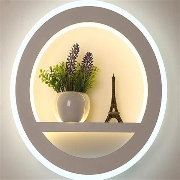 

wall lamp led dimmable 2.4g remote control modern bedroom living room decoration lighting light with flower and tower 29w