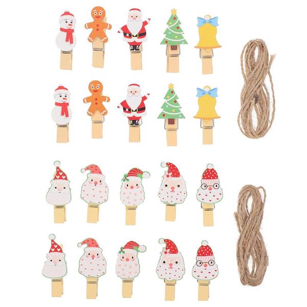 

craft tools 40pcs festive christmas po clips decorative office gift bag
