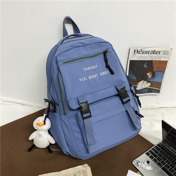 

school bags nylon student for girls teenage backpack women college high schoolbag female bookbag 2021