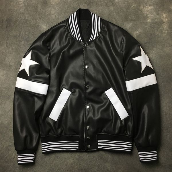 

men's jackets baseball jacket with star embroidery for men, jacket and faux fur zipper, abstract digital , engine #, Black;brown