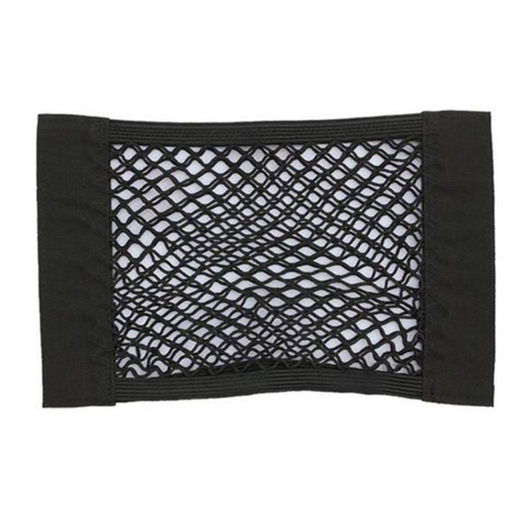 

car organizer net bag trunk storage built-in fire extinguisher fixed