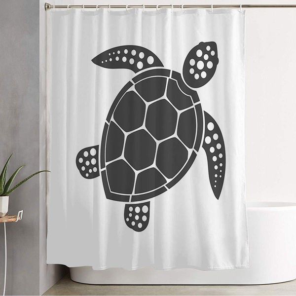 

bathroom fabric shower curtain turtle water animals shape element wildlife graphic emblem tortoise sealife nature symbol sign