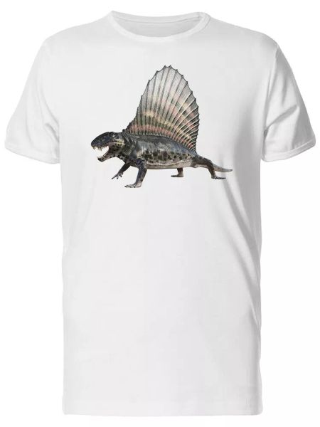 

image of a dimetrodon men's tee -image by shutterstock, White;black