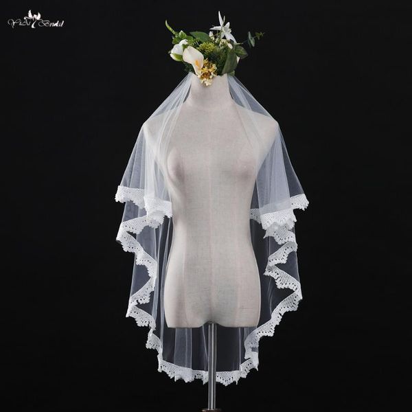 

bridal veils lzp326 real picture yiaibridal accessories wedding veil 1.5 meters simple tulle ivory blusher, Black