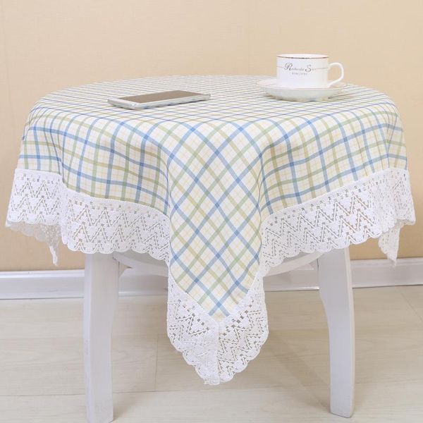 

table cloth simple style floral printed waterproof and oil proof polyester&cotton tablecloth