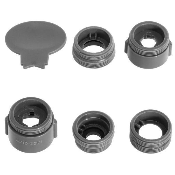 

other faucets, showers & accs 2 sets kitchen aerator adapter water spray tap head with spanner