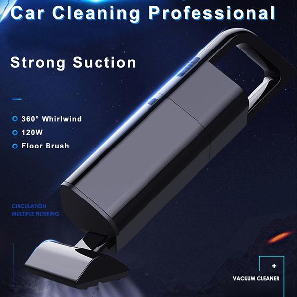 

vacuum cleaner handheld car cordless 4500mbar strong suction wet dry hepa filter auto